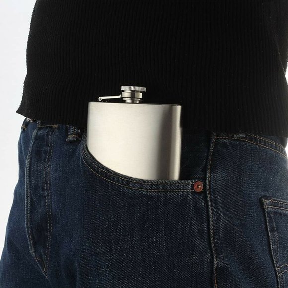 Hip Flask / Pocket Flask / Purse Flask / Liquor Flask 12oz - Picture 11 of 13